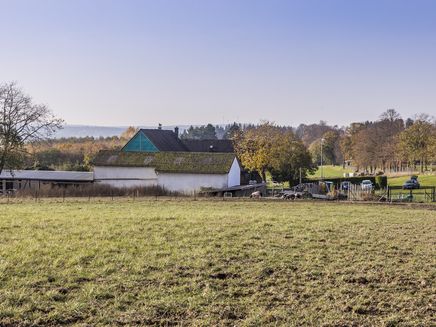 Bioschweinehof Althaus-Zell Auf dem Bild befindet sich das ganze Gelände des Bioschweinehofs Althaus-Zell.