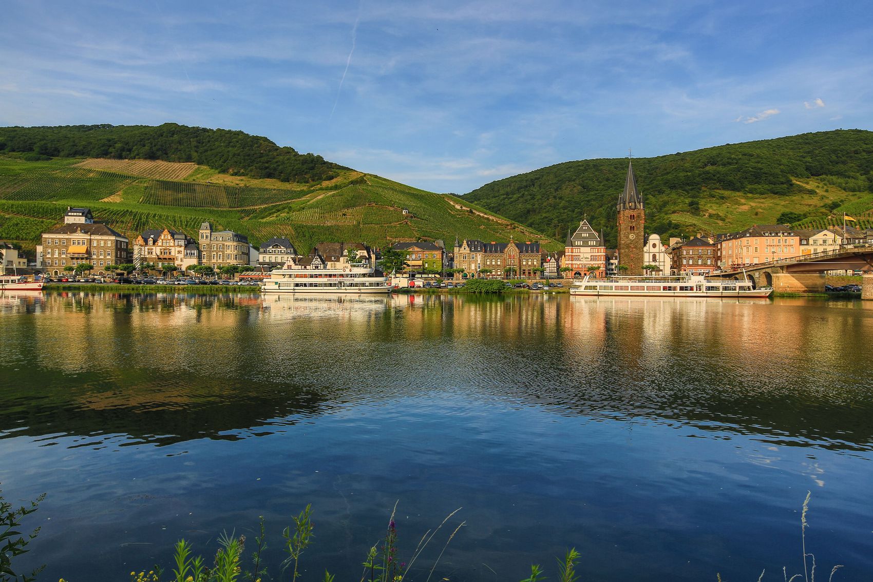 Bernkastel-Kues Auf dem Bild befindet sich ein Teil von Bernkastel-Kues.