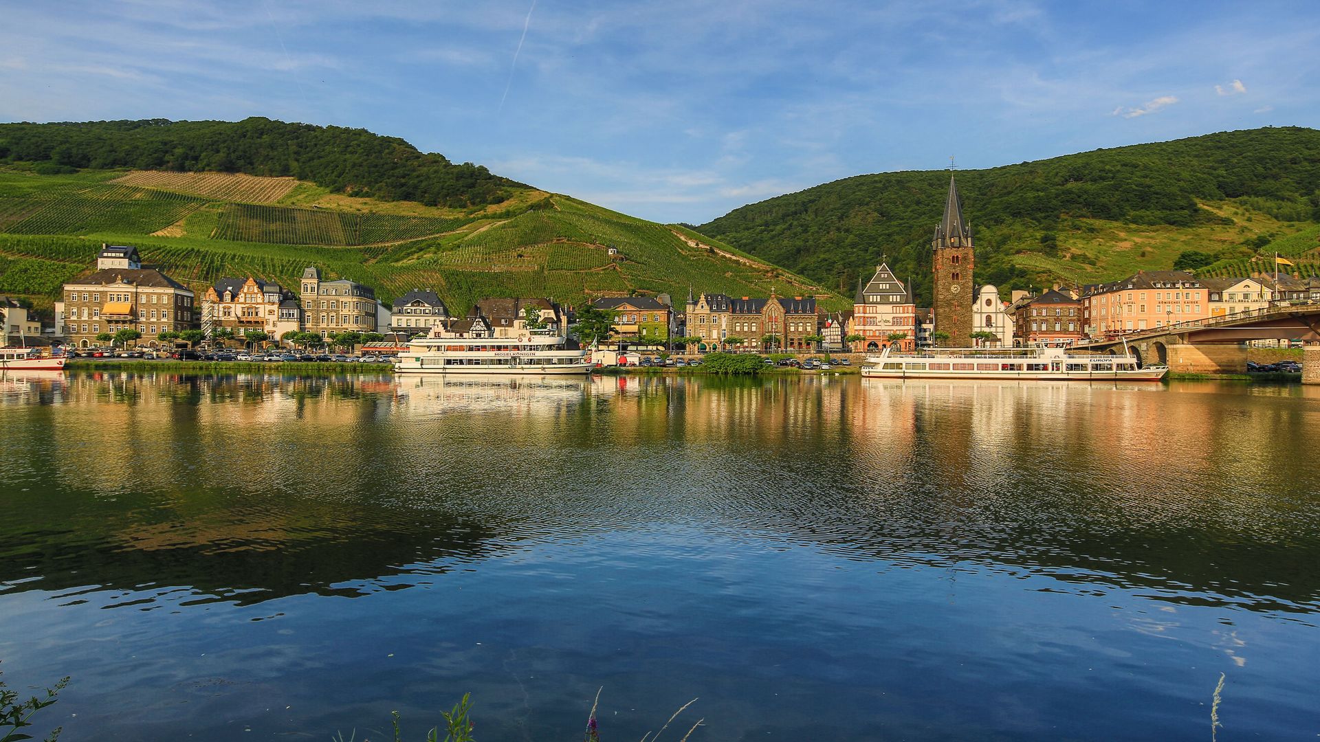 Bernkastel-Kues Auf dem Bild befindet sich ein Teil von Bernkastel-Kues.