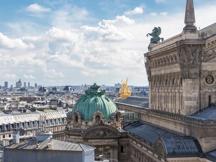 Paris Auf dem Bild befindet sich die Galeries Lafayette in Paris.