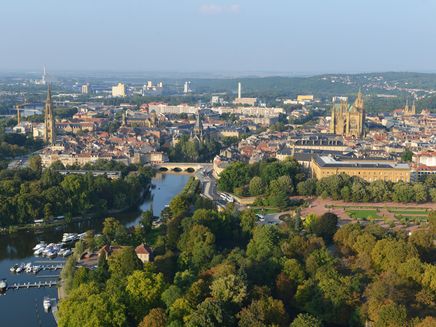 Metz Auf dem Bild befindet sich der Vol Montgolfiere in Metz.